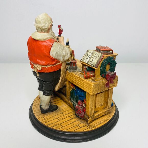 Rockwell Heirloom Santas Collection Workshop Rhodes Studios Retired 1990 5.5" - Picture 4 of 8
